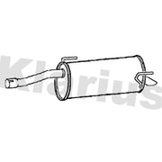 Klarius Box With Tail Pipe Rear GM550T