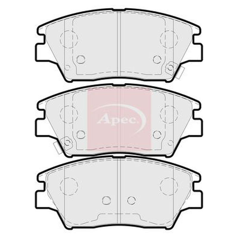 Apec Front Brake Pad Set PAD2179