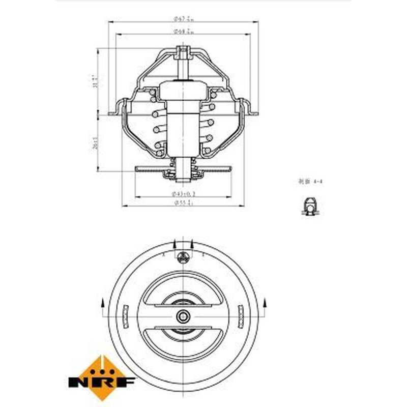 NRF Thermostat,Coolant 725158