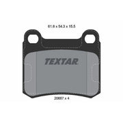Textar Rear Brake Pad Set 2068701