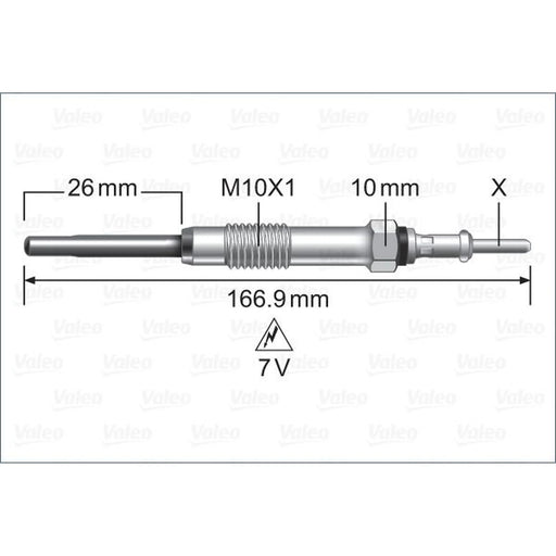 Valeo Diesel Engine Glow Plug 345259