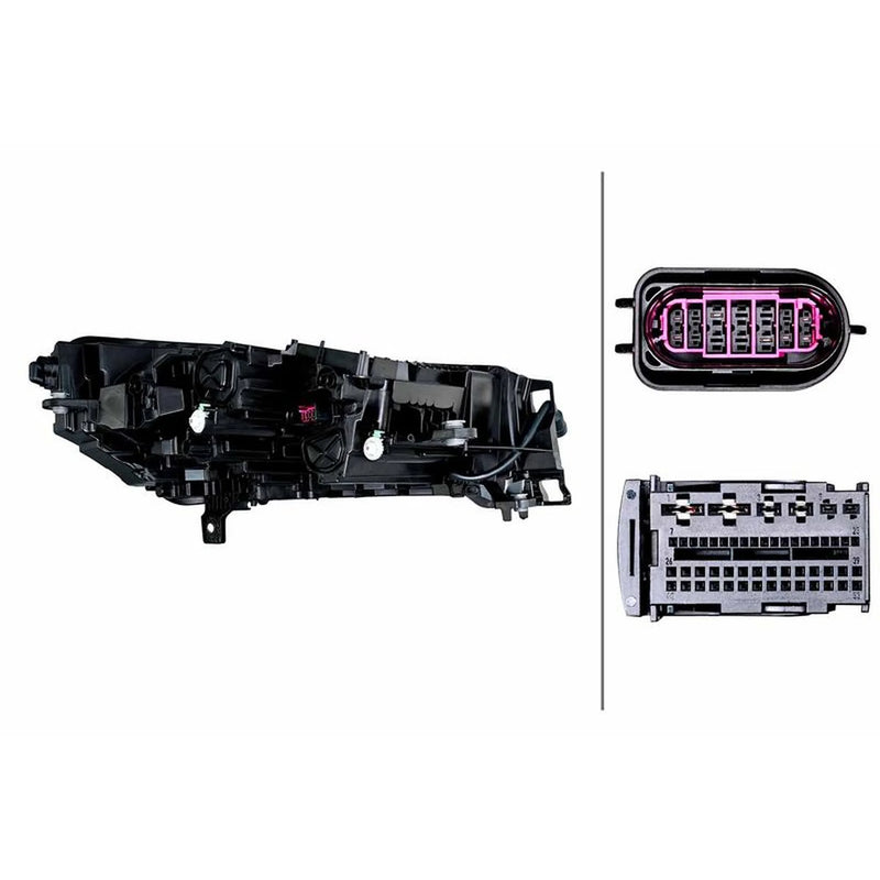 Hella Headlight Headlamp LED Left 1EX 014 773-951