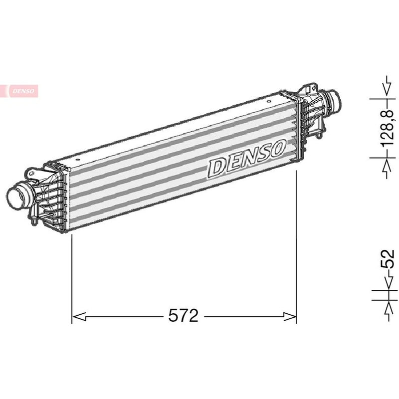 Denso Intercooler (Charge Air Cooler) DIT20007
