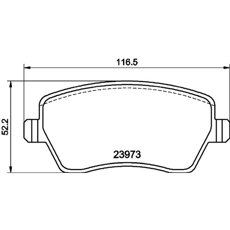 DON Front Brake Pad Set PCP1016