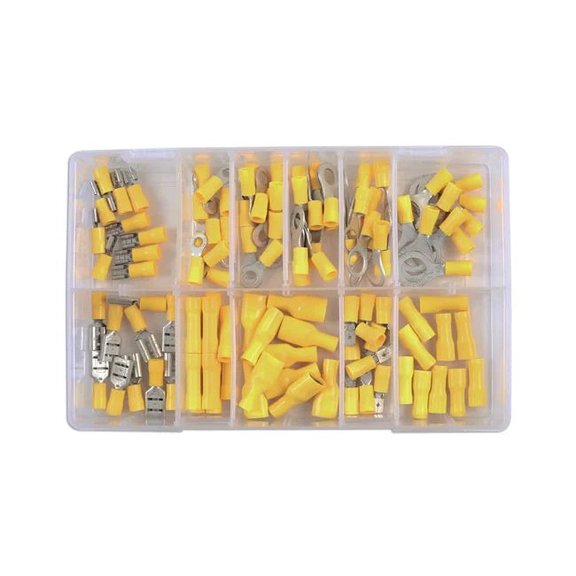 Connect Assorted Yellow Terminals Box 110pc - CPL