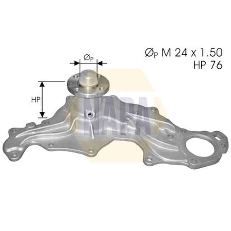 NAPA Engine Cooling Water Pump NWP1180