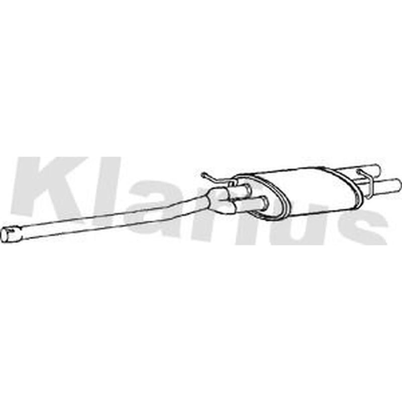 Klarius Box With Centre Pipe Centre AU366X