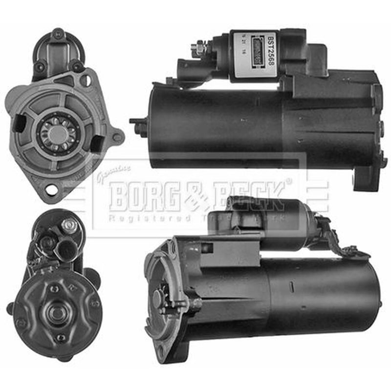 Borg & Beck Starter Motor 12V 2kW 9 Teeth BST2568