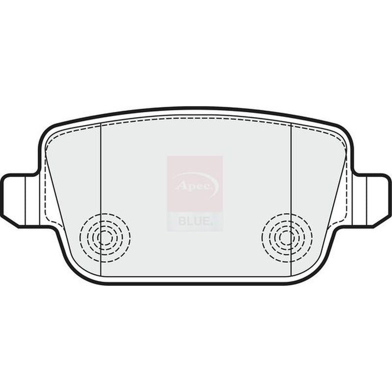 Apec Rear Brake Pad Set PD3096