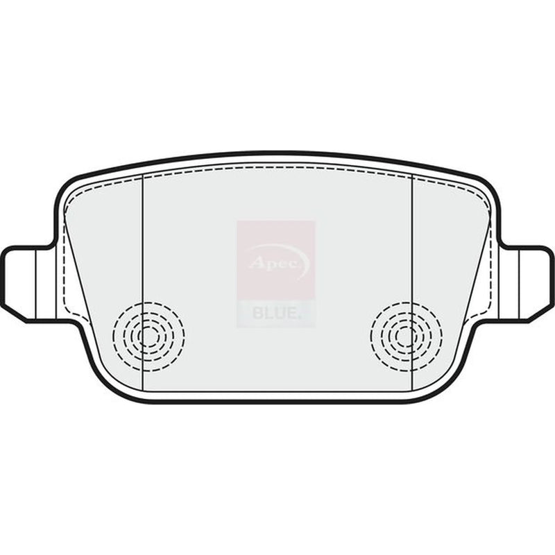 Apec Rear Brake Pad Set PD3096