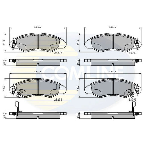 Comline 4 x Front Brake Pad Set CBP3814