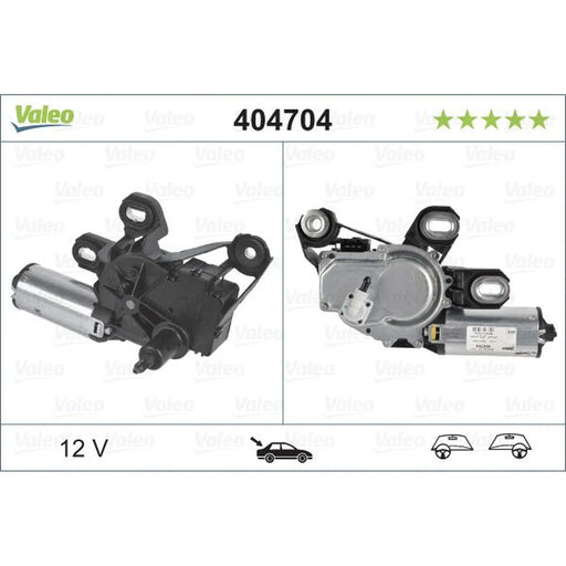 Valeo Front/Rear Wiper Motor Rear 404704