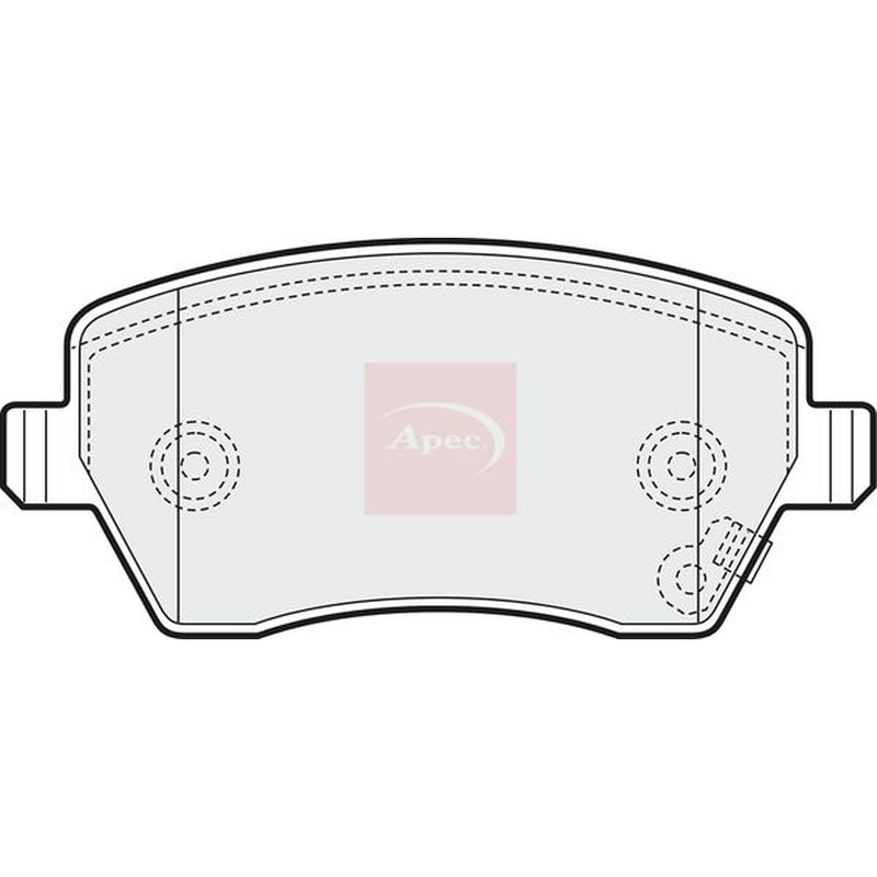 Apec Front Brake Pad Set PAD1466