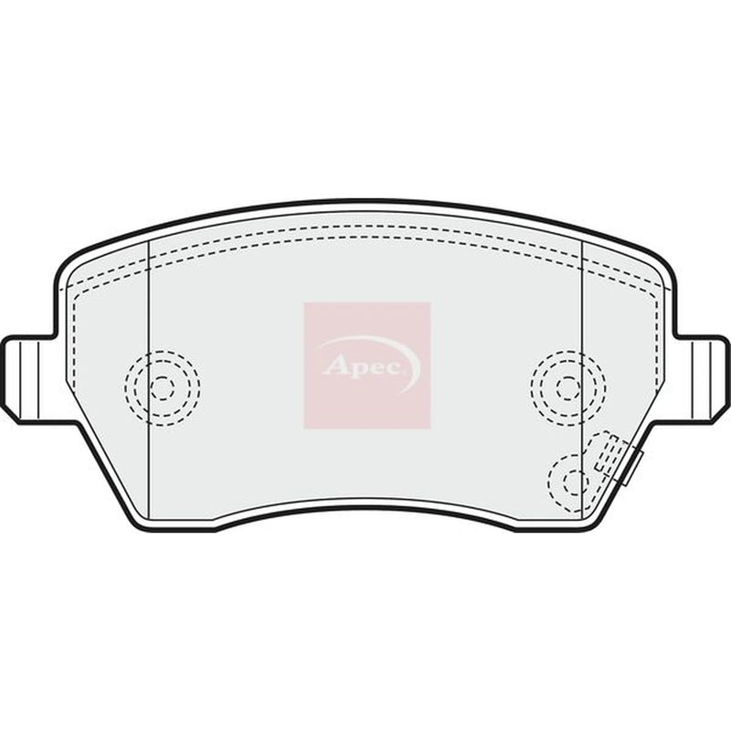 Apec Front Brake Pad Set PAD1466