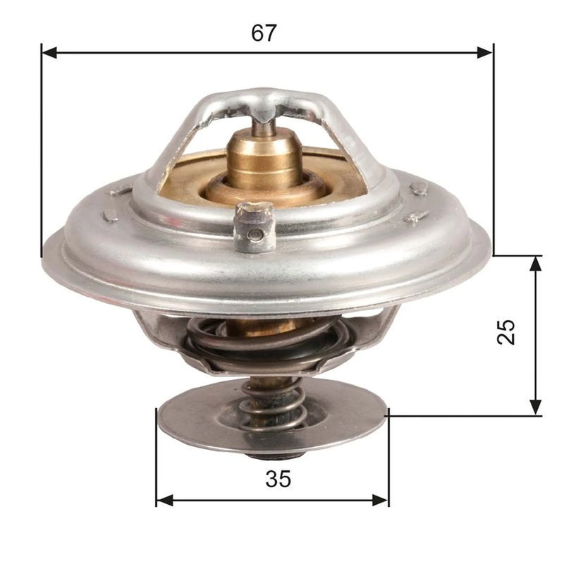 Gates Thermostat,Coolant TH14380G1