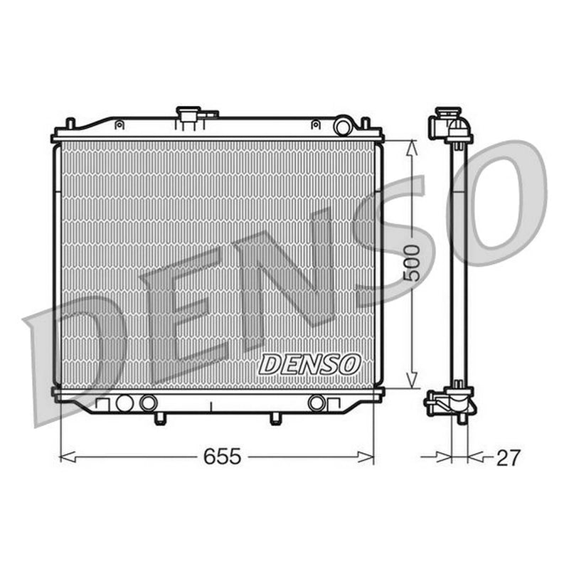 Denso Engine Radiator DRM46020