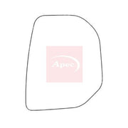 Apec Exterior Wing Mirror Glass Right AMS2810