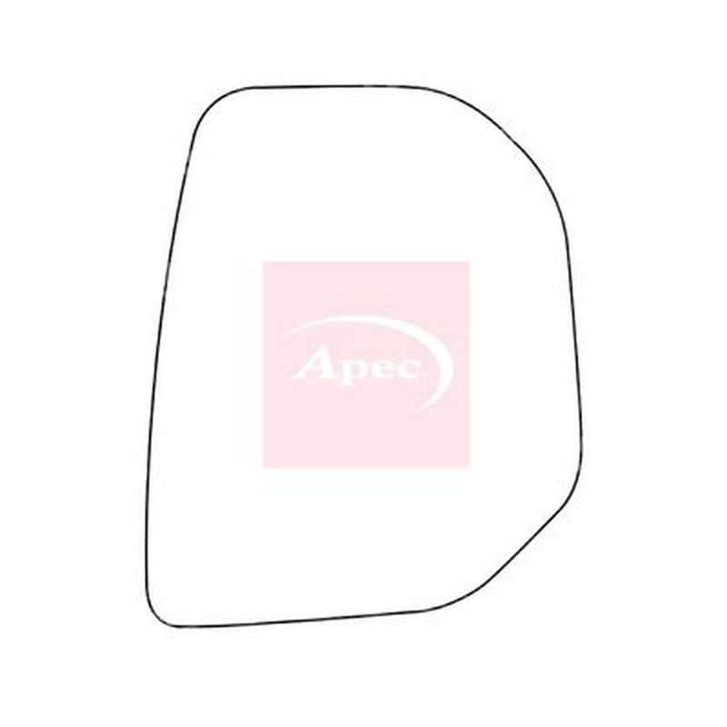 Apec Exterior Wing Mirror Glass Right AMS2810