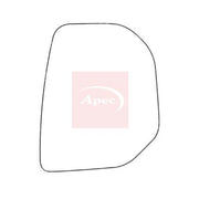Apec Exterior Wing Mirror Glass Right AMS2810