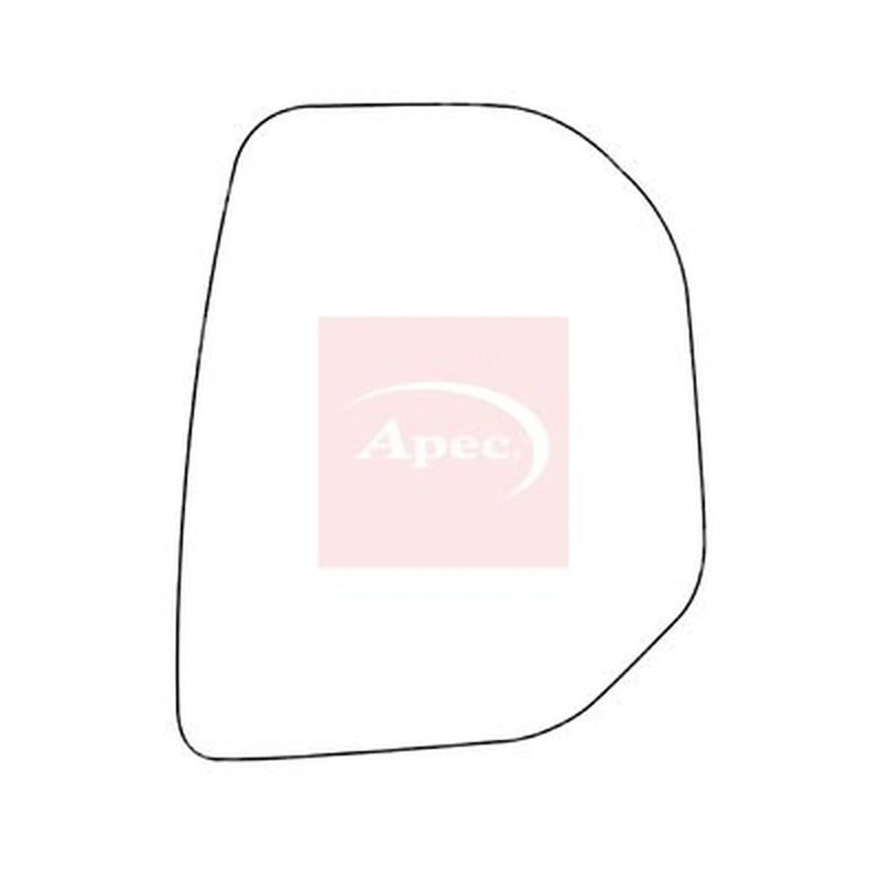 Apec Exterior Wing Mirror Glass Right AMS2810
