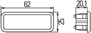 Hella 2XT 009 098-307 Door Open Warning Light