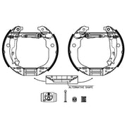 Mintex Brake Shoe Set Axle Kit MSP333