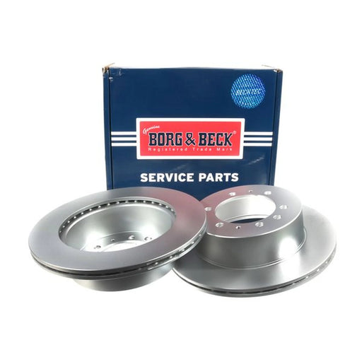 Borg & Beck 2 x Rear Brake Discs BBD4199