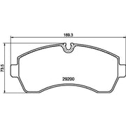 Mintex Front Brake Pad Set MDB4311