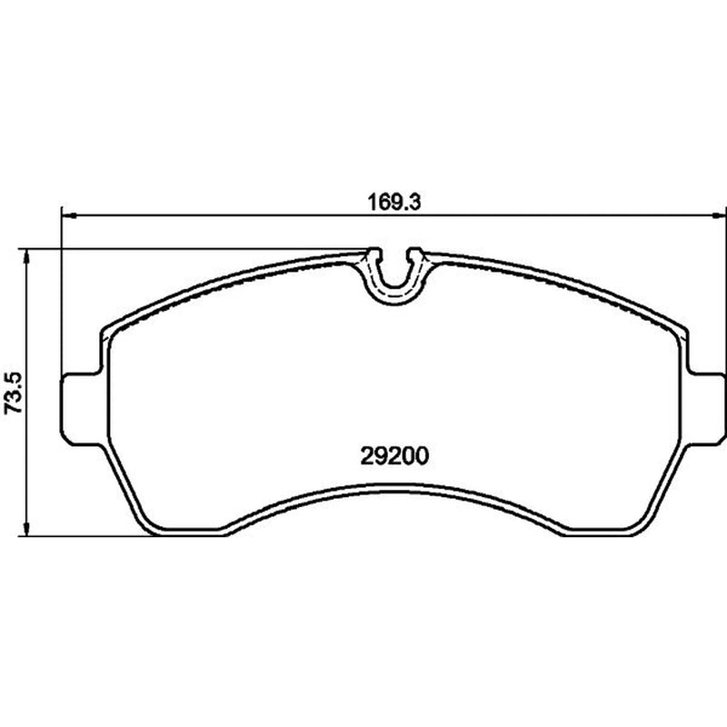 Mintex Front Brake Pad Set MDB4311
