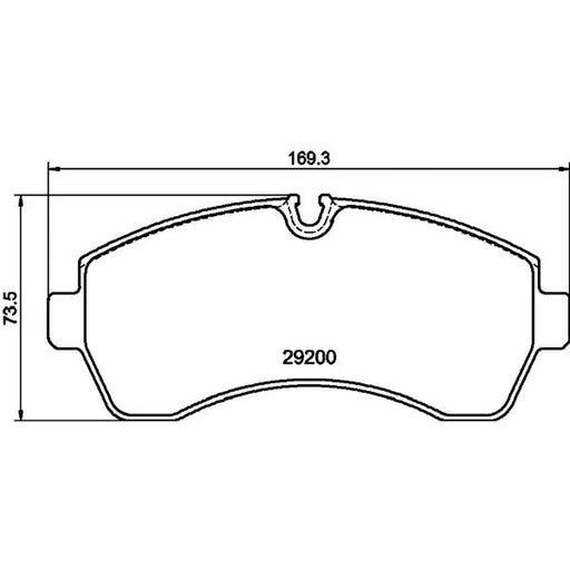 Mintex Front Brake Pad Set MDB4311