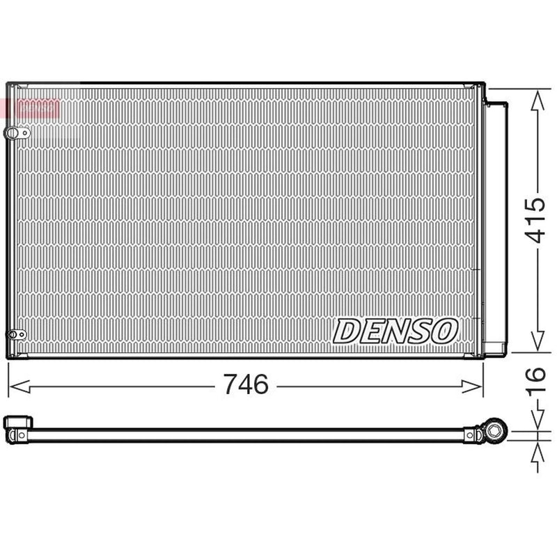 Denso Air Conditioning Condenser DCN51017
