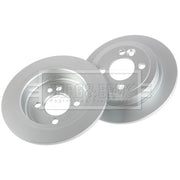 Borg & Beck 2 x Solid Rear Brake Discs BBD4627