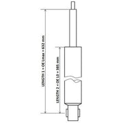 KYB Shock Absorber Damper Strut Rear 343328