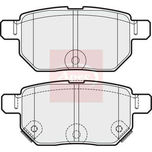 Apec Rear Brake Pad Set PAD1734