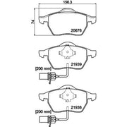 DON Front Brake Pad Set PCP1038