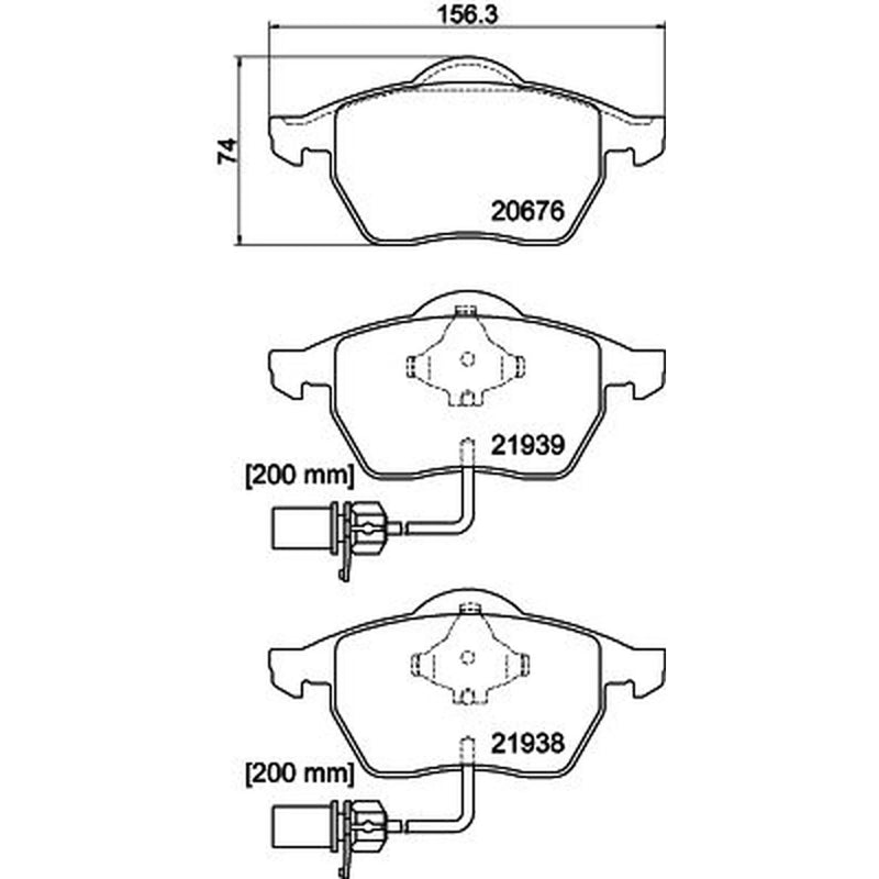 DON Front Brake Pad Set PCP1038