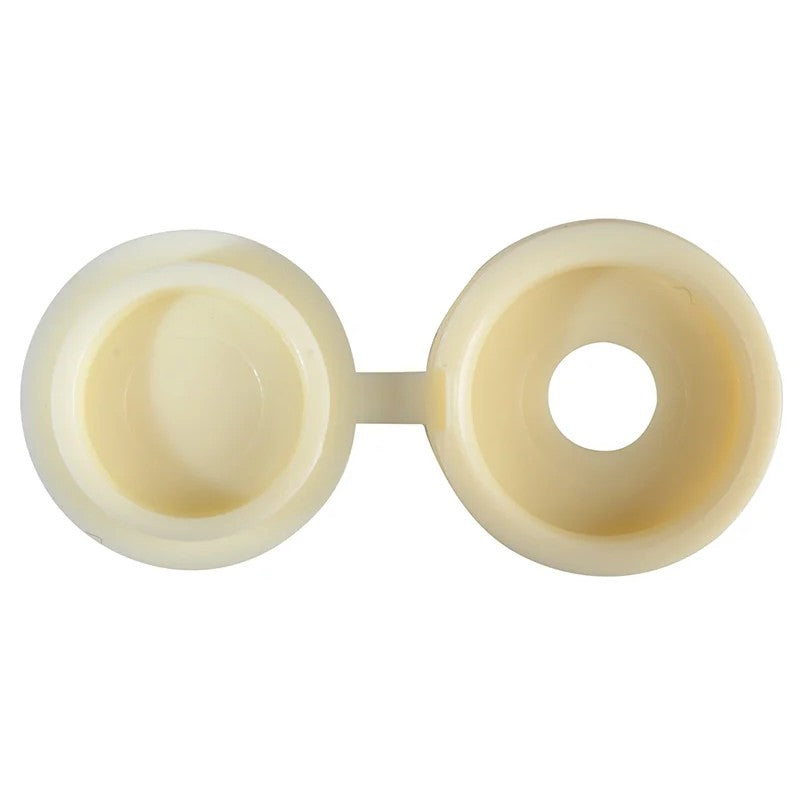 ForgeFix Hinged Cover Cap Cream No. 6-8 ForgePack 20 - FPHCC3