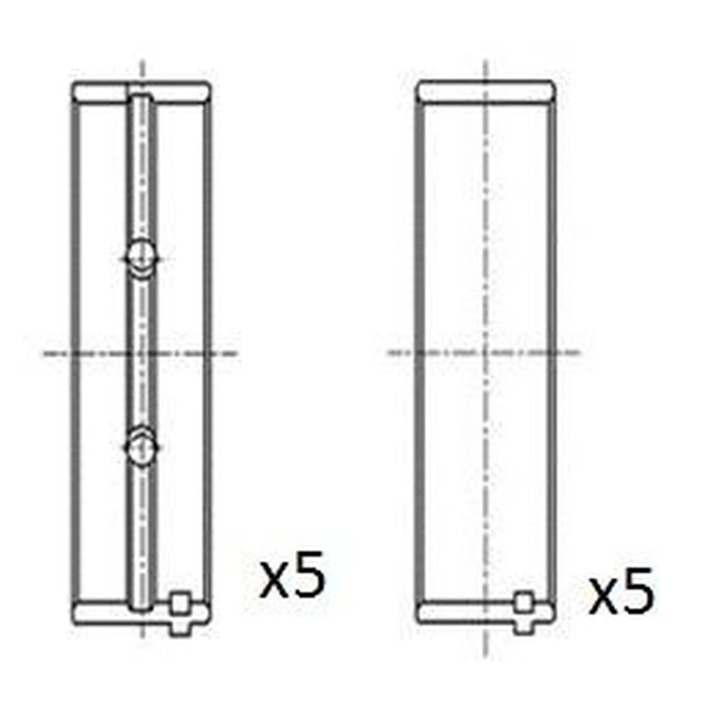 FAI Main Bearing Set 63.7mm BM1011-050