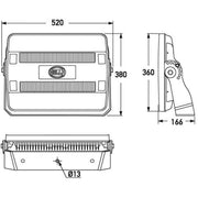 Hella Worklight High 1GJ 011 872-501