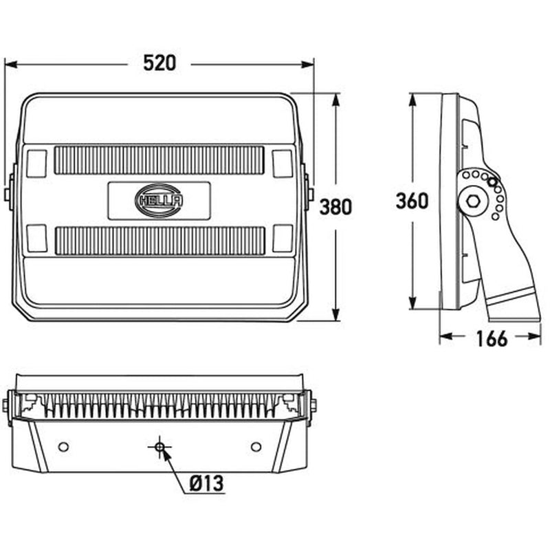Hella Worklight High 1GJ 011 872-501