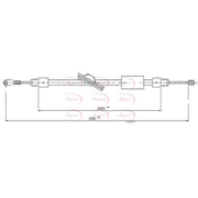 Apec Handbrake Cable Centre CAB1375
