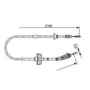 Bosch Handbrake Cable Right Rear 1 987 477 248