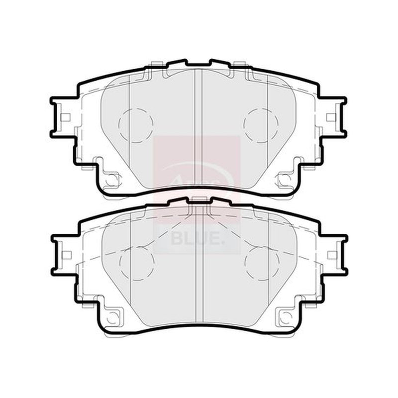 Apec Rear Brake Pad Set PD3934
