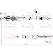 Apec Handbrake Cable Left Rear CAB1560