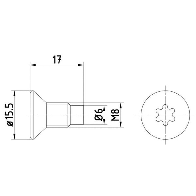 Textar 2 x Front Brake Disc Bolt TPM0004