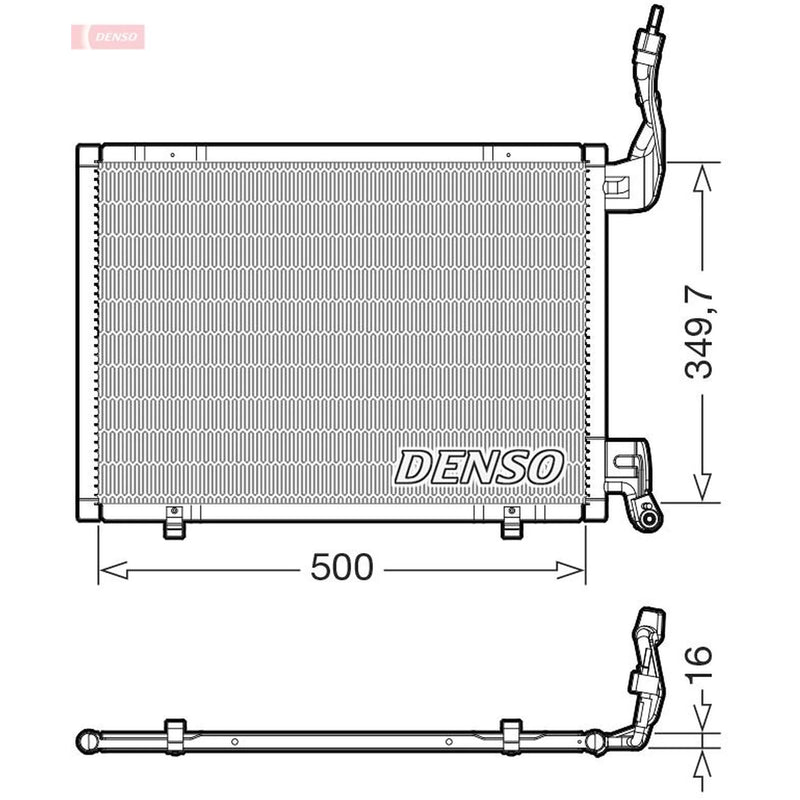 Denso Air Conditioning Condenser DCN10064