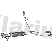Klarius Exhaust Pipe OD HY89W