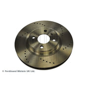 Blue Print 2 x Perforated/Vented Rear Brake Discs ADT343174