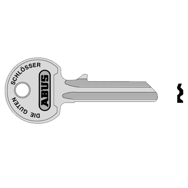 ABUS Mechanical 36/55 55mm Right Hand Key Blank - 10000835-01