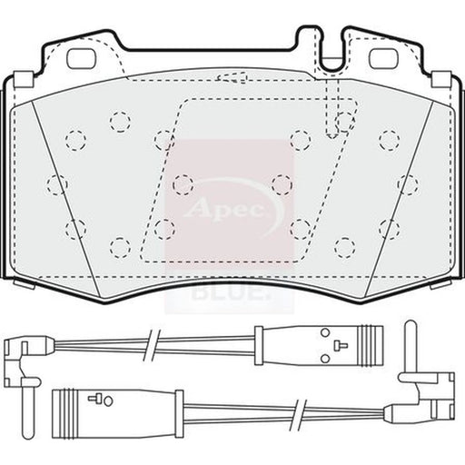 Apec Front Brake Pad Set PD3216